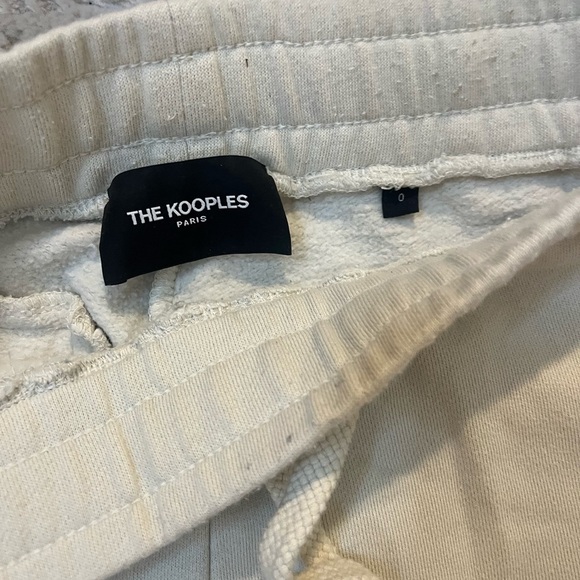 The Kooples Cream Jogger Pants size small - Picture 2 of 4